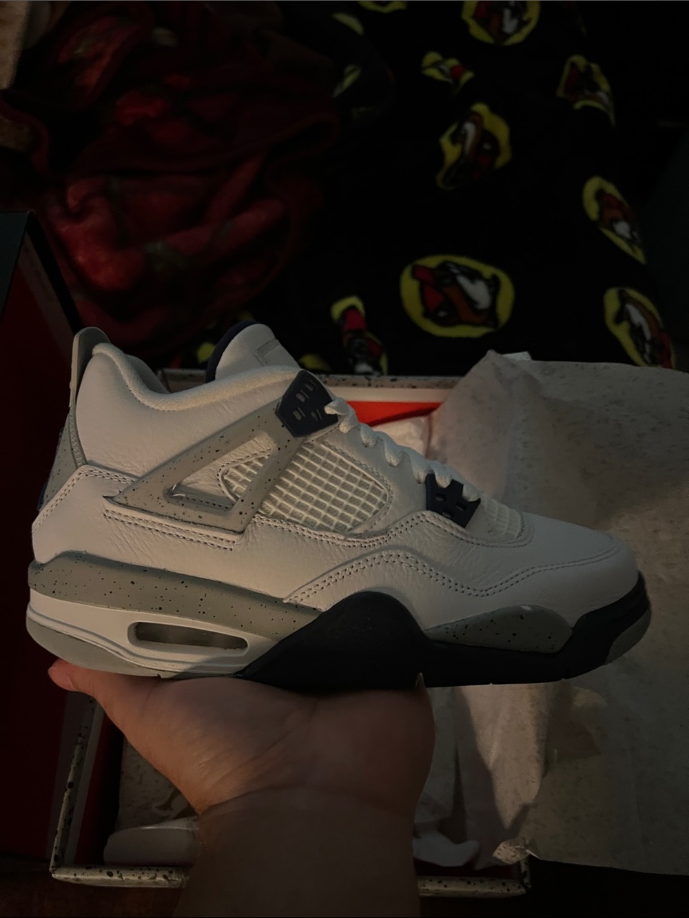 Jordan 4 midnight navy size 7y